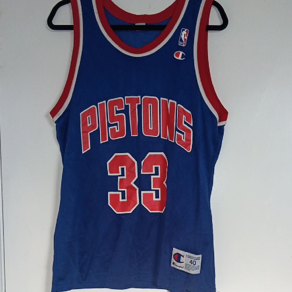 Champion Pistons Jersey in Blue and Red
